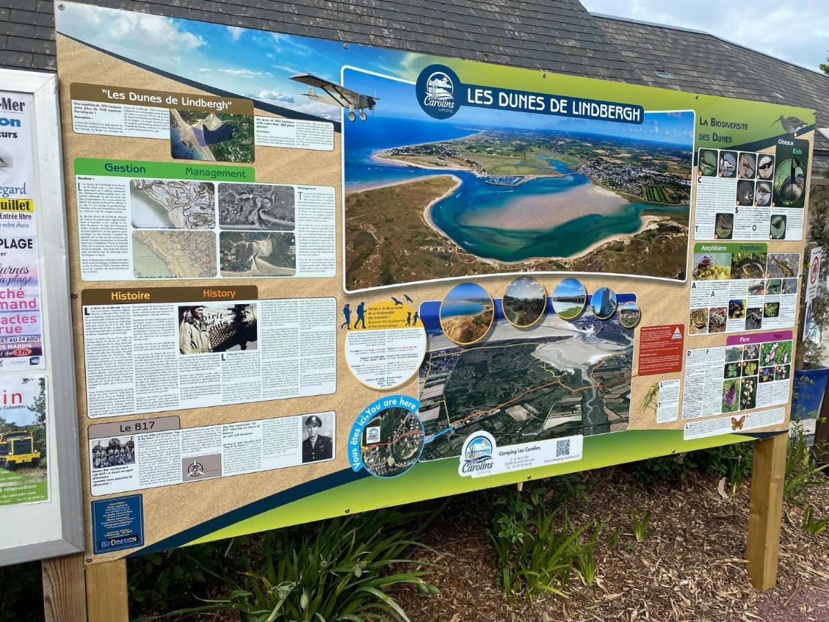 Camping Les Carolins Saint-Lo-d'Ourville المظهر الخارجي الصورة