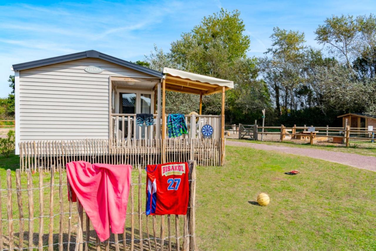 Camping Les Carolins Saint-Lo-d'Ourville المظهر الخارجي الصورة