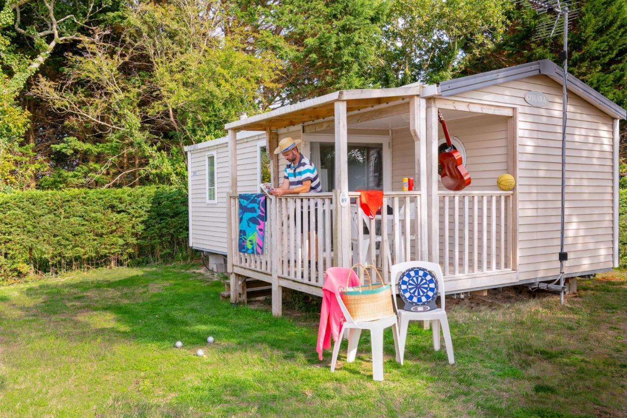 Camping Les Carolins Saint-Lo-d'Ourville المظهر الخارجي الصورة